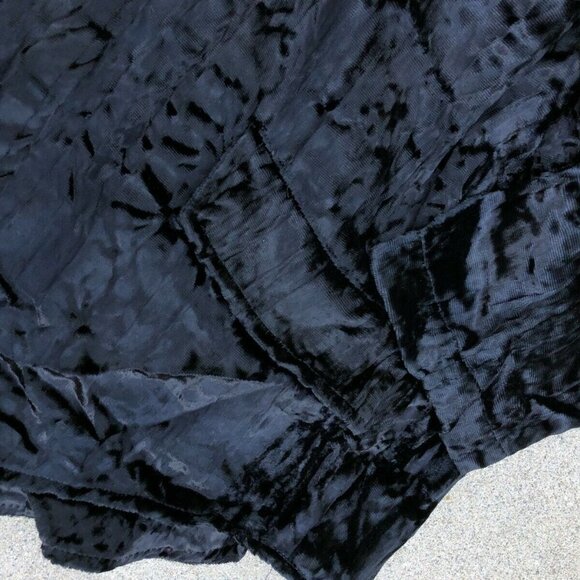 TEENFLO Designer Vintage Velvet Button Jacket Women's XL Black Paris Fra…​ - Picture 2 of 6